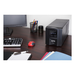 SMT750IC | APC Smart-UPS, Line Interactive, 750VA, Tower, 230V, 6x IEC C13 outlets, SmartConnect Port+SmartSlot, AVR, LCD