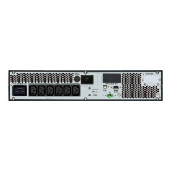 SRV3KRILRK-E | Easy On-Line, 3kVA/2700W, R/M 4U, 230V, 6x IEC C13 + 1x IEC C19, Intell Card Slot, LCD, Ext Runtime W/ Rail Kit