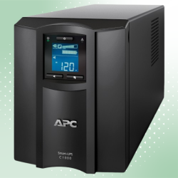 SMC1000I | APC Smart-UPS C, Line Interactive, 1000VA, Tower, 230V, 8x IEC C13 outlets, USB and Serial comm, AVR, Graphic LCD