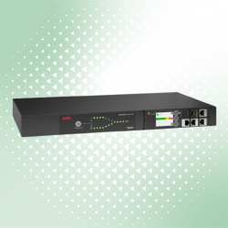 AP4421A | APC Netshelter Rack Automatic Transfer Switch, 1U, 10A, 230V, C14 IN, 12 C13 OUT, 50/60Hz