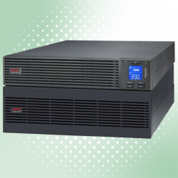 SRV10KRILRK | APC Easy UPS On-Line, 10kVA/10kW, 5U, 230V, Hard wire 3-wire, Intelligent Card Slot, LCD, Ext Runtime, W/ Rail Kit