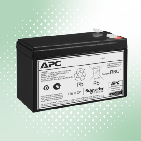 APCRBCV210 |  APC Replacement Battery Cartridge, VRLA, 7Ah, 12V DC, 2-year warranty