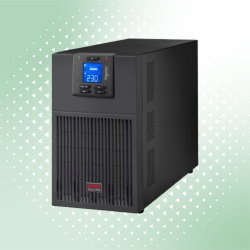 SRV3KI-E | APC Easy UPS On-Line, 3kVA/2700W, Tower, 230V, 6x IEC C13 + 1x IEC C19 outlets, Intelligent Card Slot, LCD