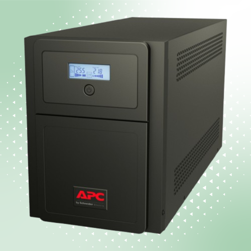 SMV3000AI-MS | APC Easy UPS 1 Ph Line Interactive, 3kVA, Tower, 230V, 6 Universal outlets, AVR, LCD