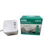 GM3CU-NR | GES Multifunctional Surge Protector 3 Outlets Shucko, 230V, 2 Type A USB, 2 Type C USB, 2M Cable