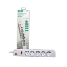 GM5U-NR | GES Multifunctional Surge Protector 5 Outlets Shucko, 230V, 3 USB, 2M Cable