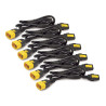 AP8704S-WW | Power Cord Kit (6 pcs) Locking, C13 to C14 , 1.2m