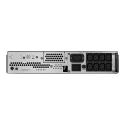SMC3000RMI2U | Smart-UPS C, Line Interactive, 3kVA, 2U, 230V, 8x IEC C13+1x IEC C19 outlets, USB and Serial, AVR, Graphic LCD