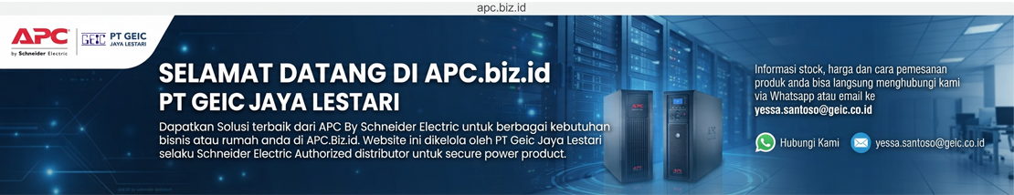 PT GEIC Jaya Lestari Distributor Resmi UPS APC di Indonesia
